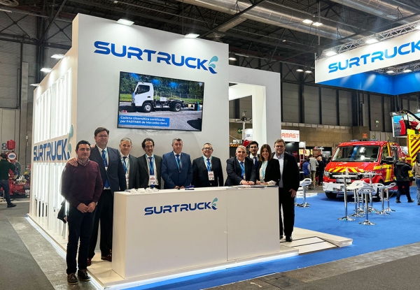 Surtruck expone en SICUR sus equipos contraincendios totalmente el&eacute;ctricos y sus autobombas