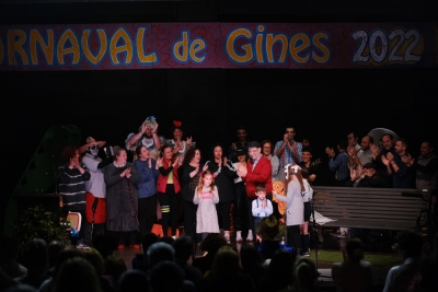 Espectacular arranque del Carnaval  de Gines 2022 con la proclamaci&oacute;n  de los Ninfos y el Preg&oacute;n inaugural