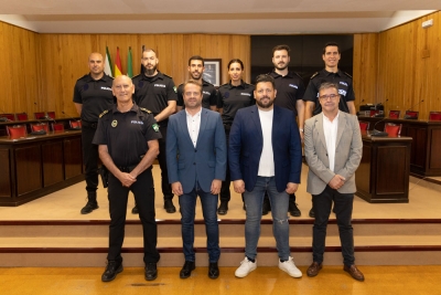 Seis nuevos polic&iacute;as locales se suman a la plantilla de Mairena del Aljarafe