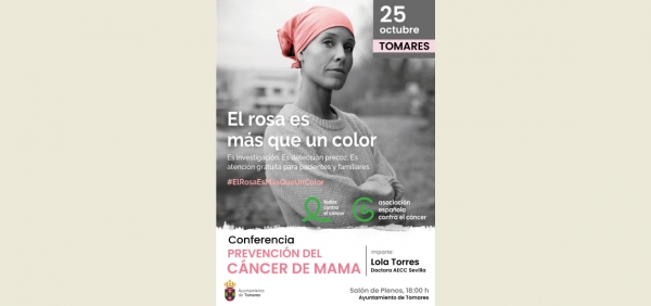 Tomares ofrece hoy una conferencia sobre la prevenci&oacute;n del C&aacute;ncer de Mama