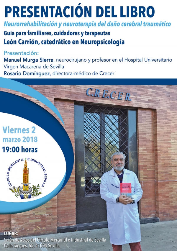 Le&oacute;n Carri&oacute;n presenta ma&ntilde;ana su libro Da&ntilde;o Cerebral Traum&aacute;tico, con recomendaciones para pacientes y cuidadores
