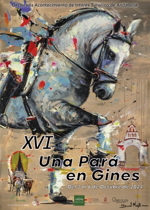 &lsquo;Una Par&aacute; en Gines&rsquo; presenta su cartel 2024, obra del artista David Noalia