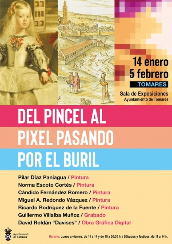 Hasta el 5 de febrero se podr&aacute; disfrutar de la exposici&oacute;n colectiva "Del Pincel al Pixel pasando por el Buril"