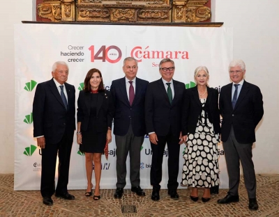 La Cámara de Comercio de Sevilla celebra su 140 aniversario conectando sus raíces históricas con grandes proyectos del futuro